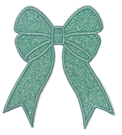 Applique Glitter Bows