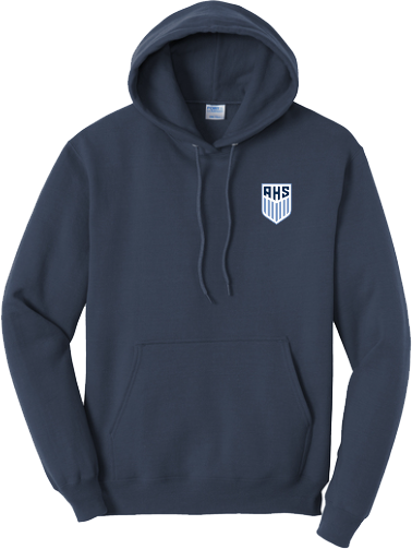 AHS Navy Hoodie w/Embroidered Shield
