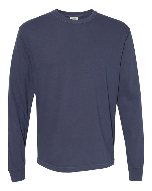 Navy CC Garment Dyed LS 6014