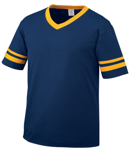 Sleeve Stripe V-Neck Adult Jersey 360