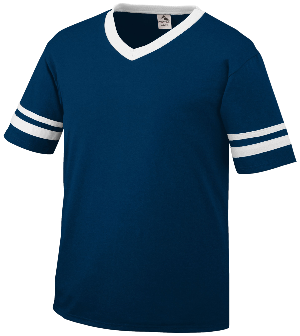 Sleeve Stripe V-Neck Adult Jersey 360
