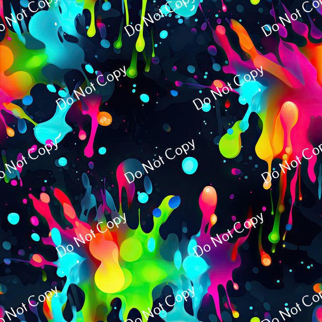 HTV Neon Paint Splash PPV