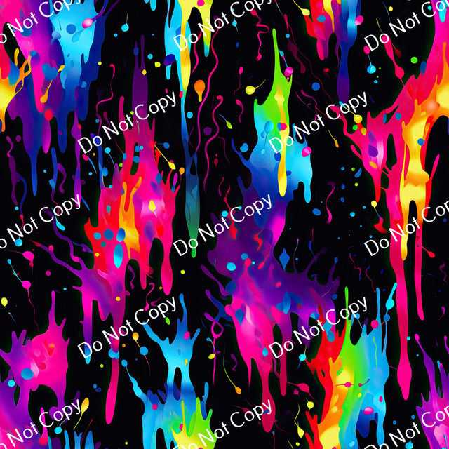 HTV Neon Paint Splash PPV