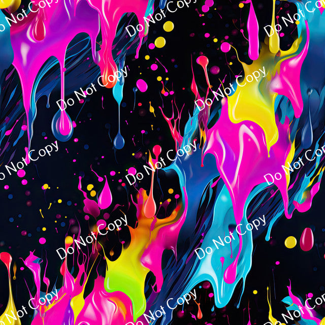 HTV Neon Paint Splash PPV