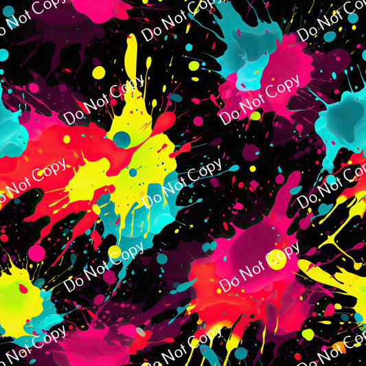HTV Neon Paint Splash PPV