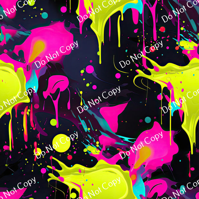 HTV Neon Paint Splash PPV