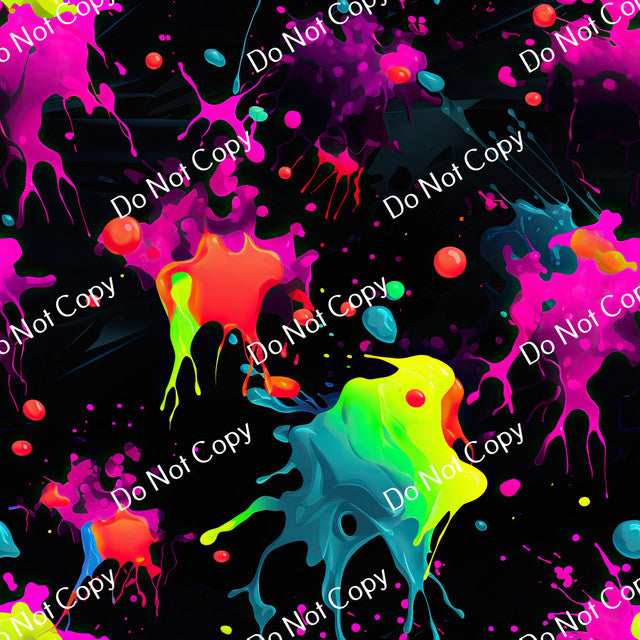 HTV Neon Paint Splash PPV
