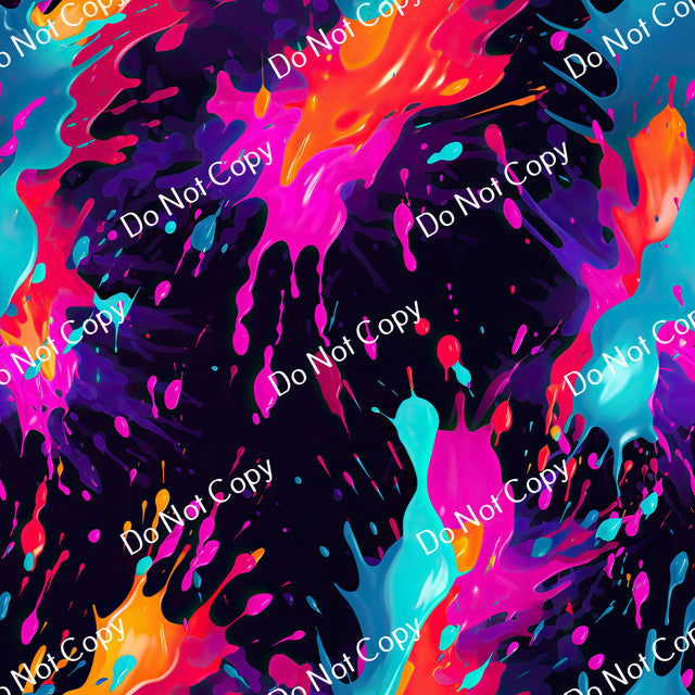 HTV Neon Paint Splash PPV