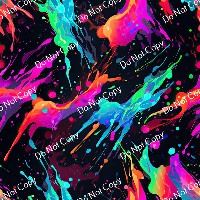 HTV Neon Paint Splash PPV