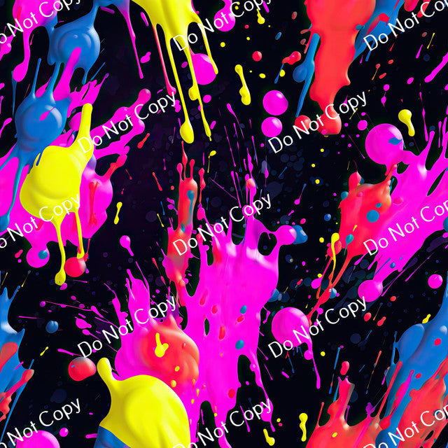 HTV Neon Paint Splash PPV
