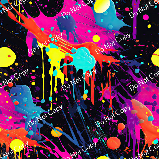 HTV Neon Paint Splash PPV