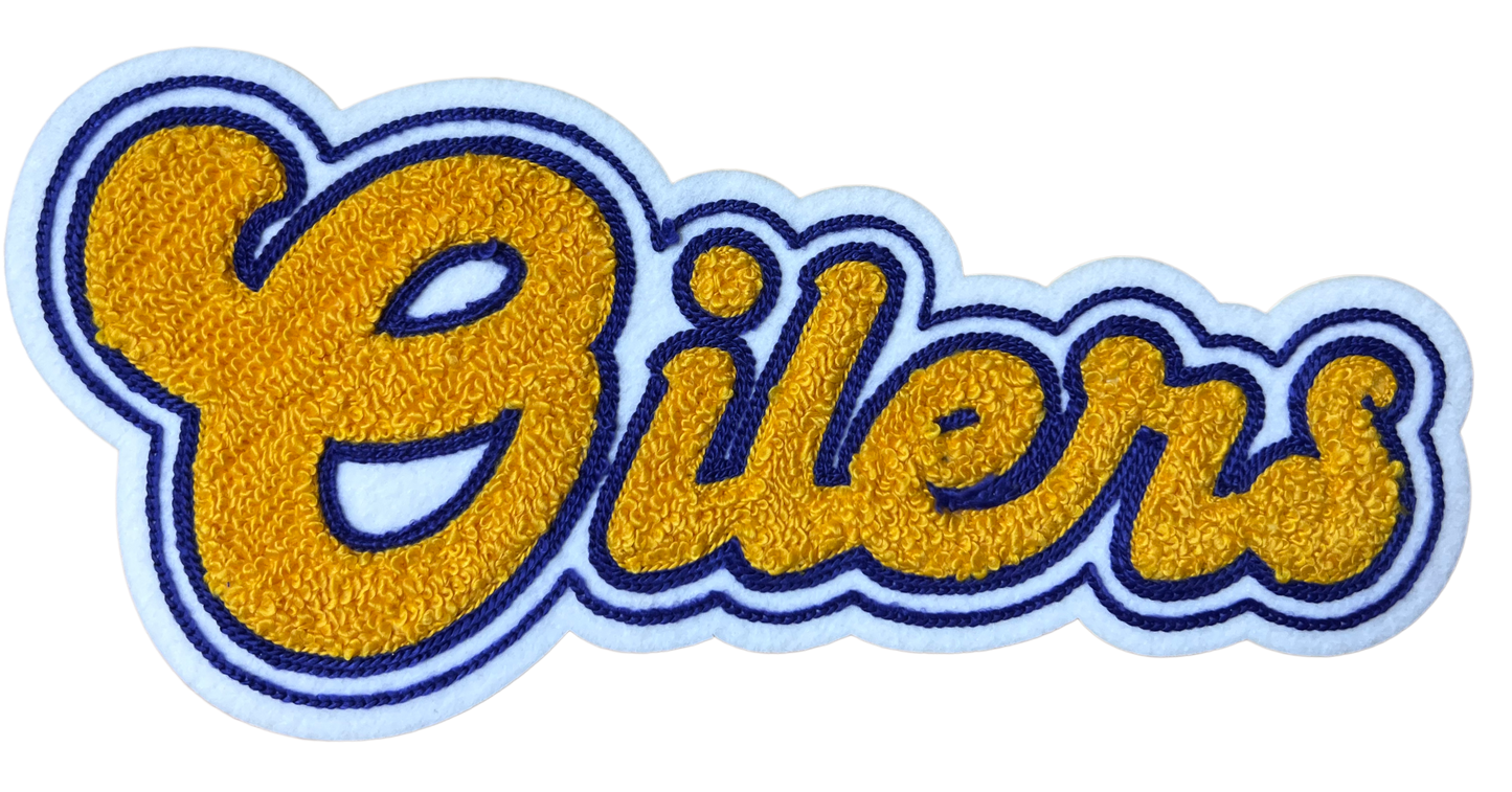 Oilers Chenille Patch