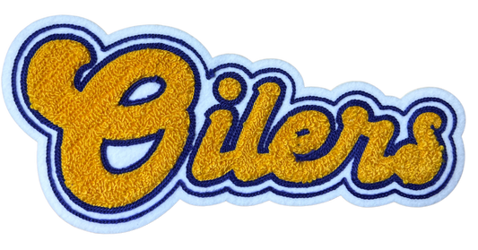 Oilers Chenille Patch