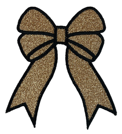 Applique Glitter Bows