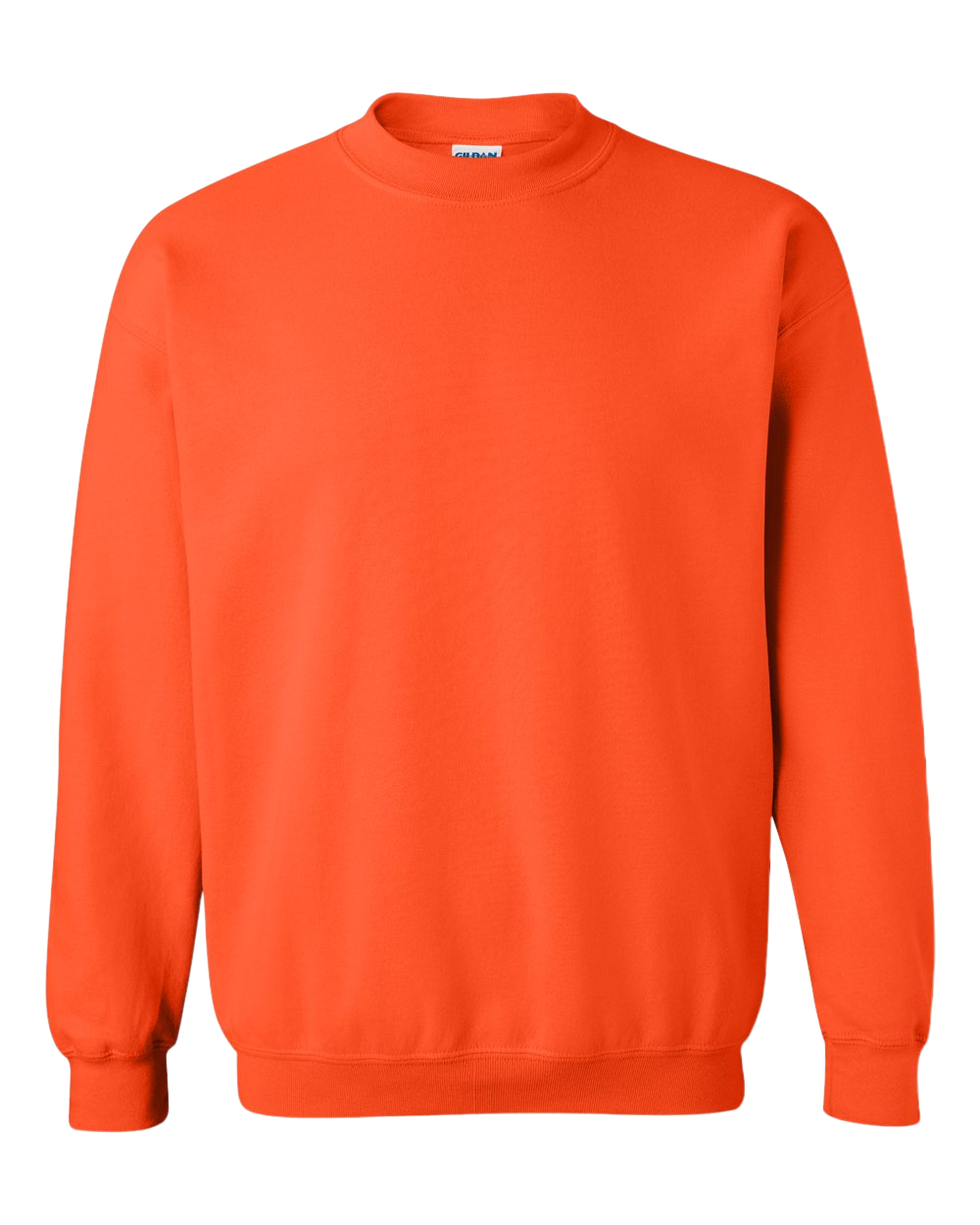 Orange Gildan HB Crewneck 18000