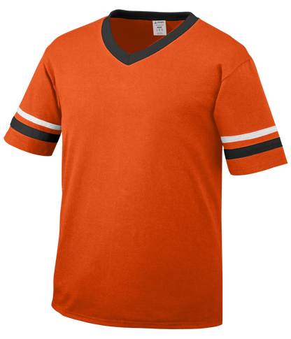 Sleeve Stripe V-Neck Adult Jersey 360