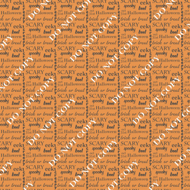 Adhesive Boo Halloween PPV