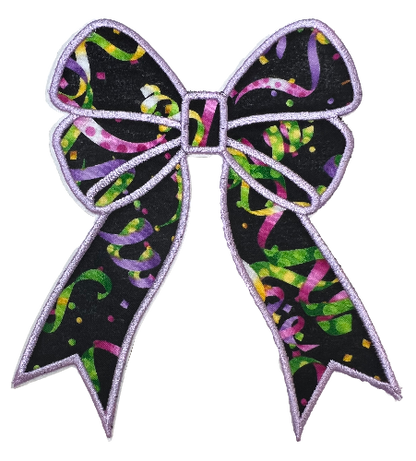 Applique Glitter Bows