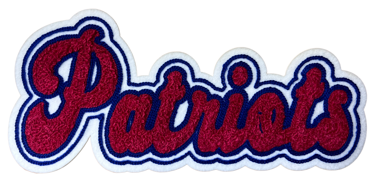 Patriots Chenille Patch