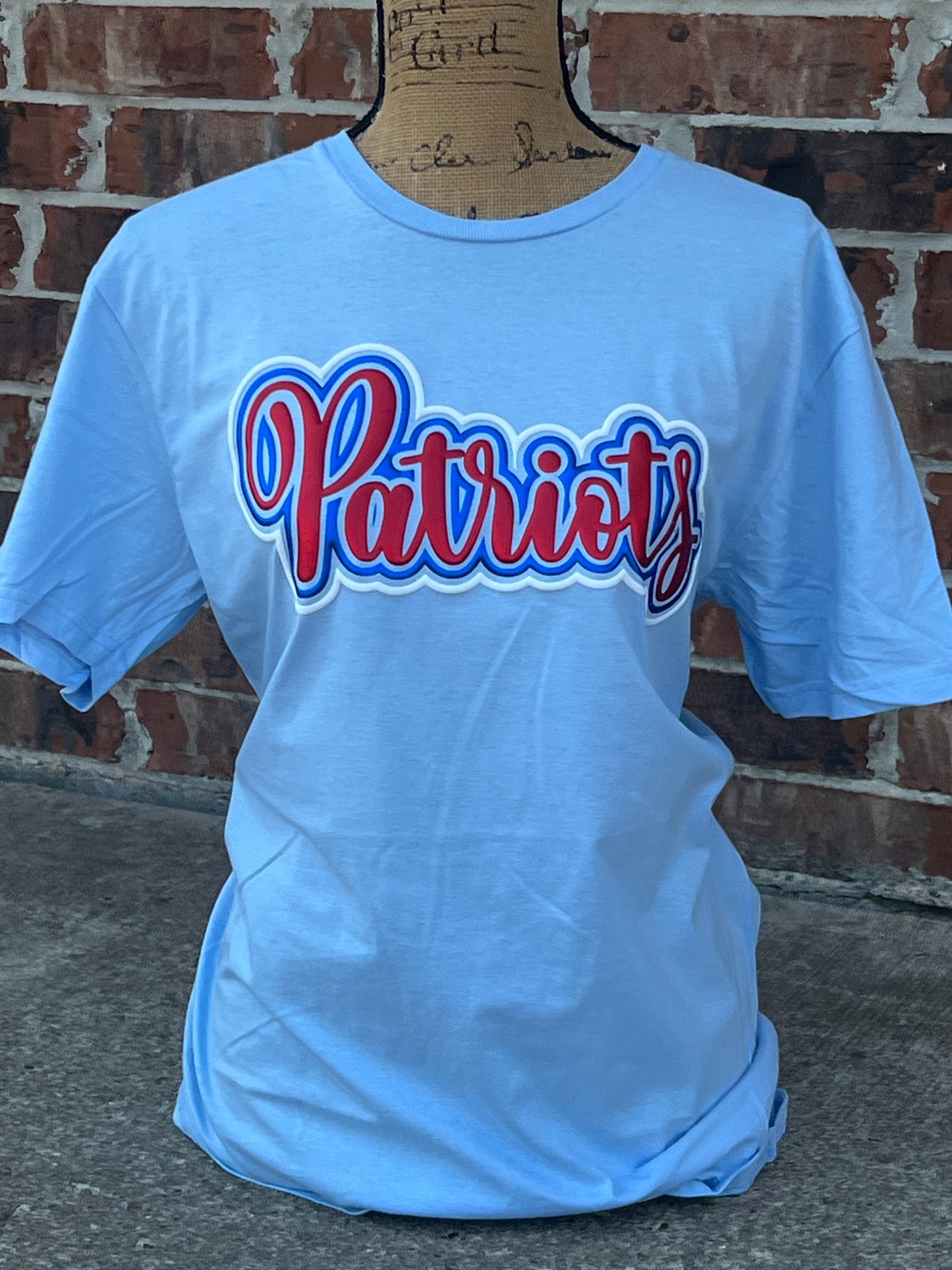 Donnie Bickham Patriots Light Blue SS RTW