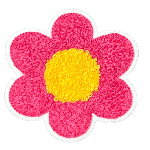 3.5" Chenille Flower
