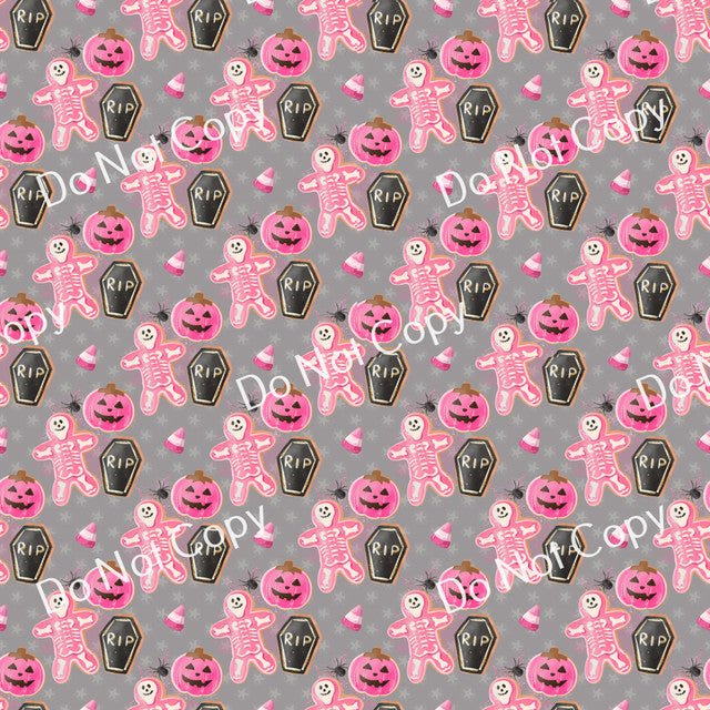 Adhesive Pink Halloween PPV