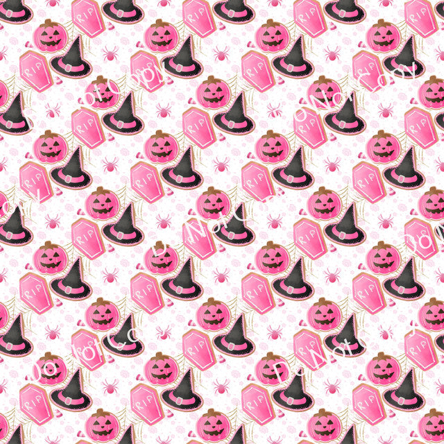 Adhesive Pink Halloween PPV