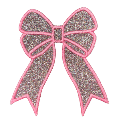 Applique Glitter Bows