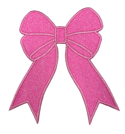 Applique Glitter Bows