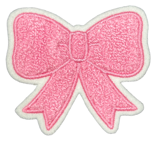 4" Pink/Pink Chenille Patch