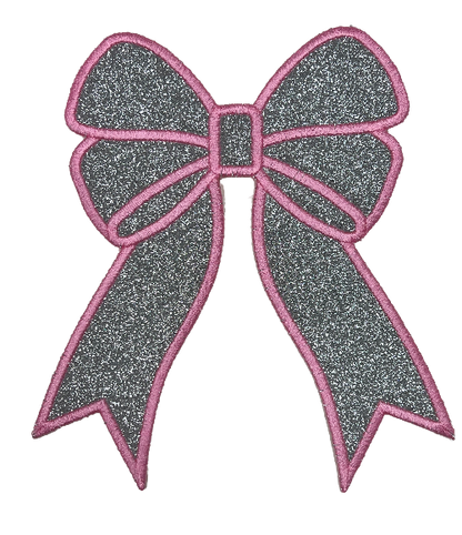 Applique Glitter Bows