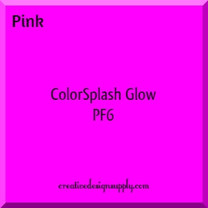 Pink ColorSplash Glow PF6 12"