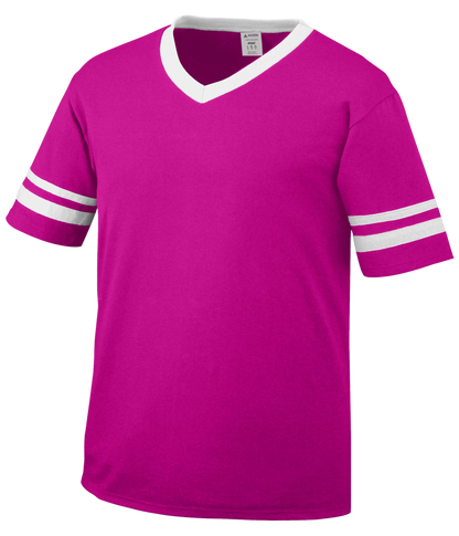 Sleeve Stripe V-Neck Adult Jersey 360