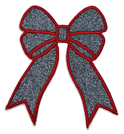 Applique Glitter Bows