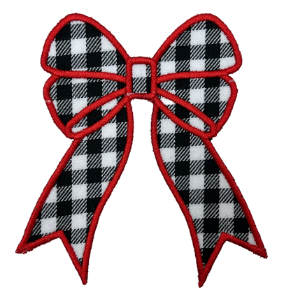 Applique Glitter Bows