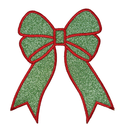 Applique Glitter Bows