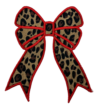 Applique Glitter Bows