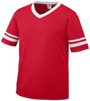 Sleeve Stripe V-Neck Adult Jersey 360
