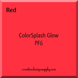 Red ColorSplash Glow PF6 12"
