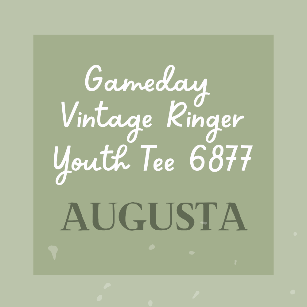 Gameday Vintage Ringer Youth Tee 6877