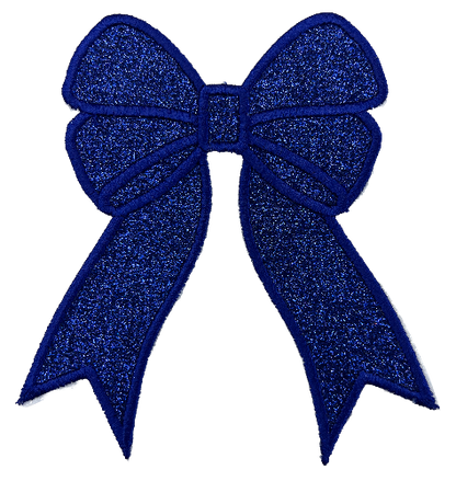 Applique Glitter Bows