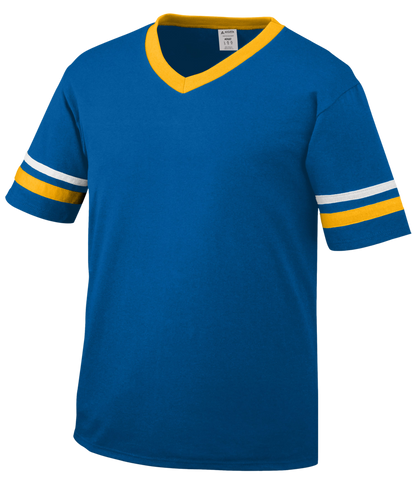Sleeve Stripe V-Neck Adult Jersey 360