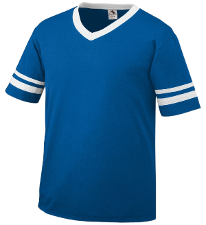 Sleeve Stripe V-Neck Youth Jersey 361