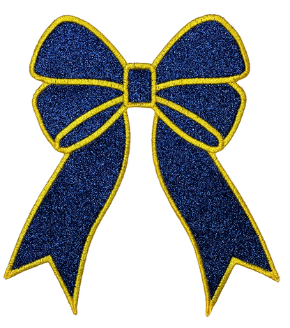 Applique Glitter Bows