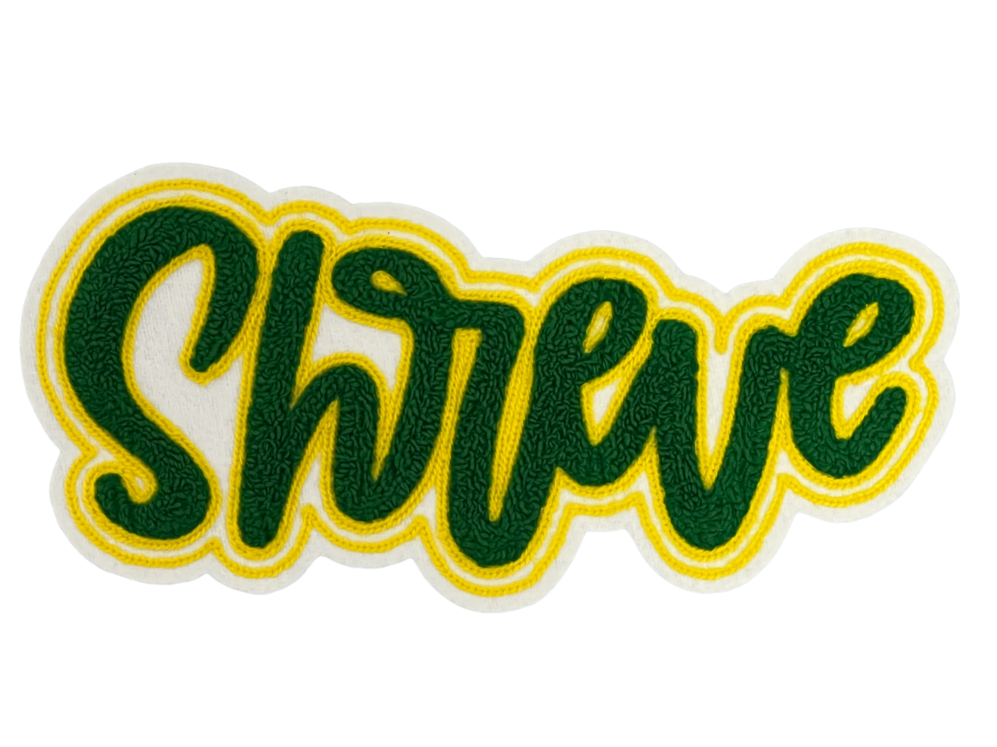 10" Shreve Chenille Patch