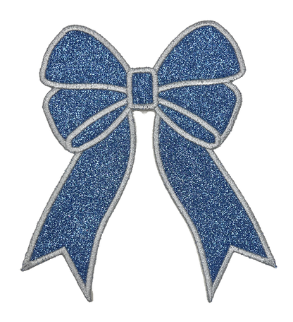 Applique Glitter Bows