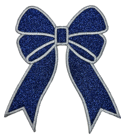 Applique Glitter Bows