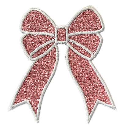 Applique Glitter Bows