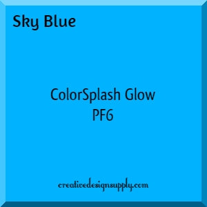 Sky Blue ColorSplash Glow PF6 12"