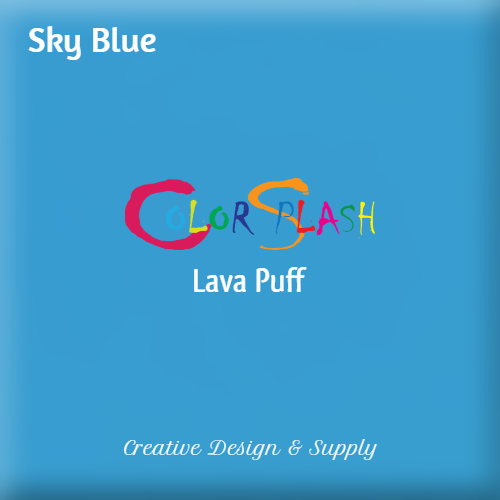 Sky Blue CS Lava Puff HTV